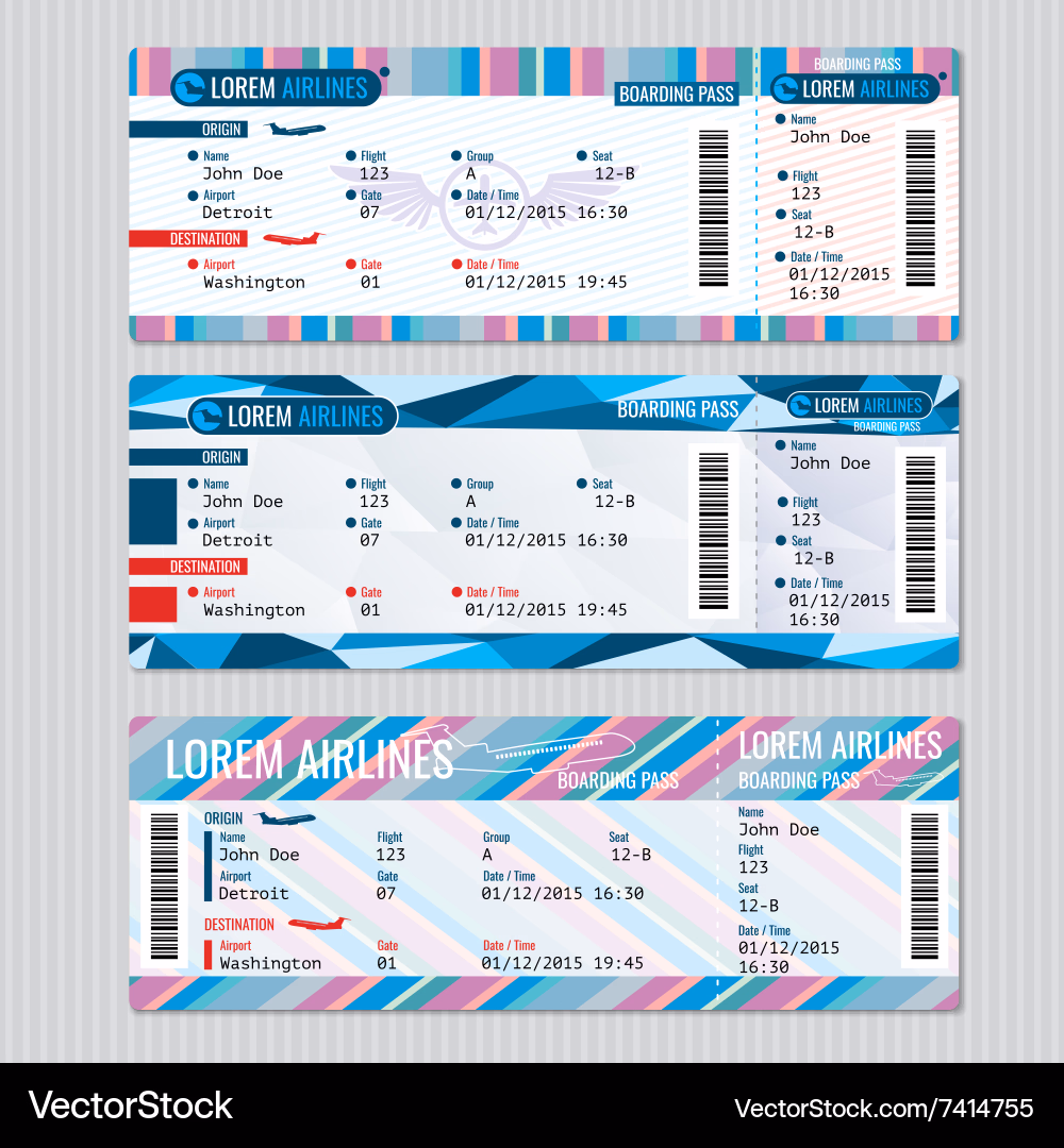 airline ticket types